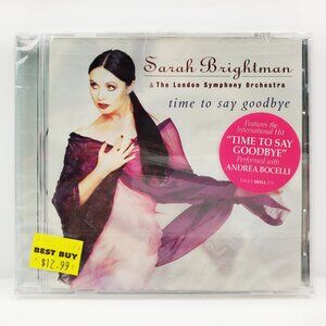 Sarah Brightman Time Say Goodbye CD 1997 Andrea Bocelli London Symphony Sealed